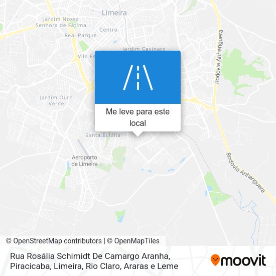 Rua Rosália Schimidt De Camargo Aranha mapa