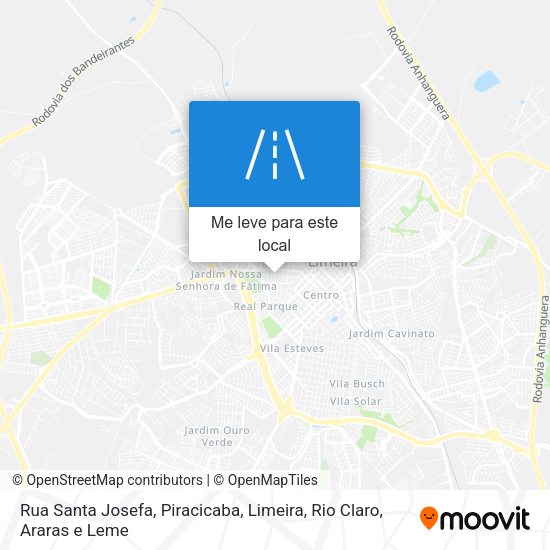 Rua Santa Josefa mapa