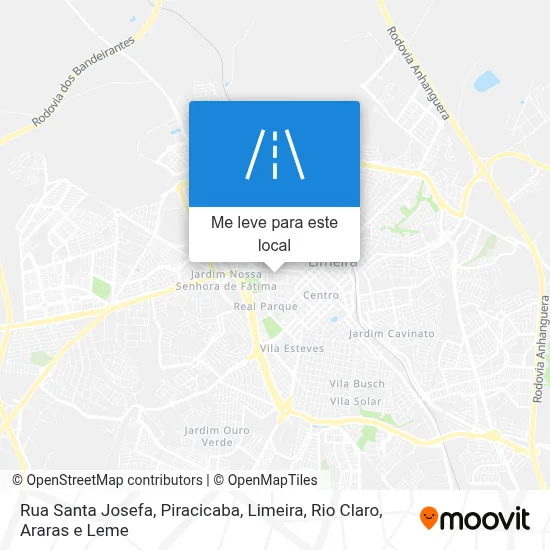 Rua Santa Josefa mapa