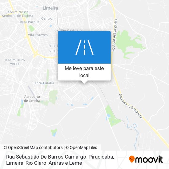 Rua Sebastião De Barros Camargo mapa