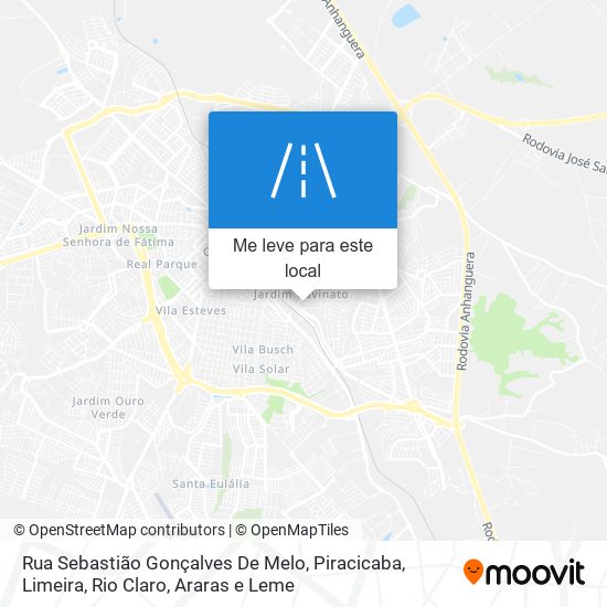 Rua Sebastião Gonçalves De Melo mapa