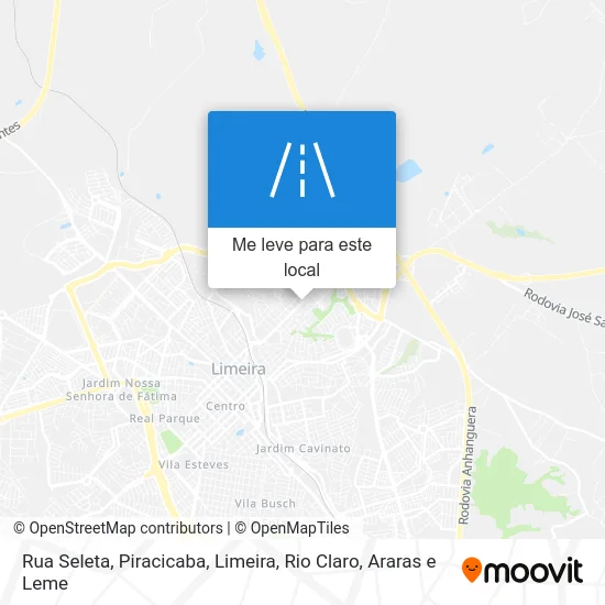 Rua Seleta mapa