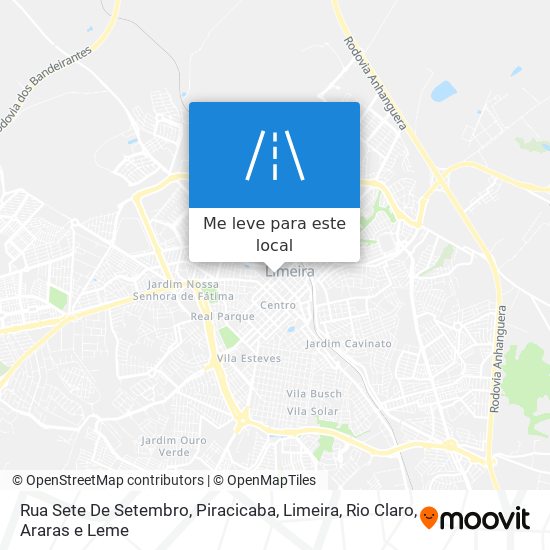 Rua Sete De Setembro mapa