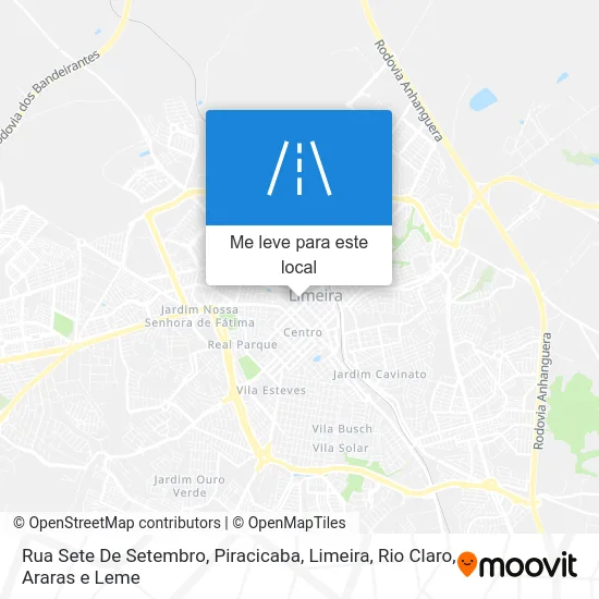 Rua Sete De Setembro mapa