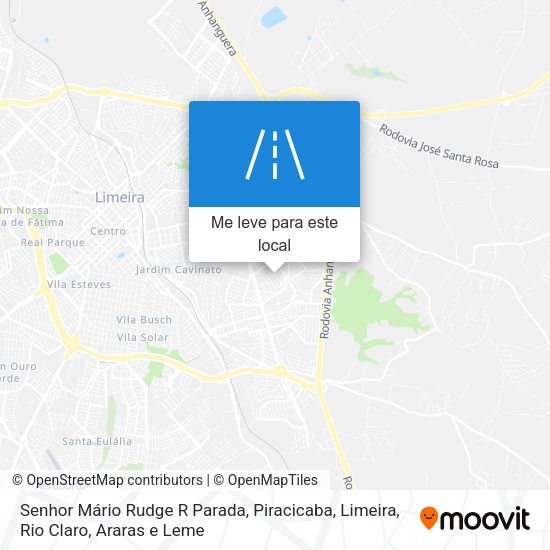 Senhor Mário Rudge R Parada mapa