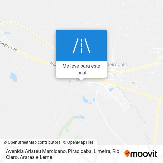 Avenida Aristeu Marcicano mapa