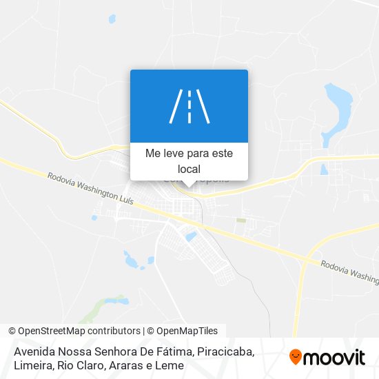 Avenida Nossa Senhora De Fátima mapa