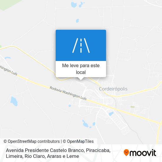 Avenida Presidente Castelo Branco mapa