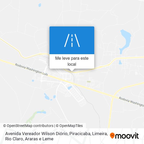 Avenida Vereador Wilson Diório mapa