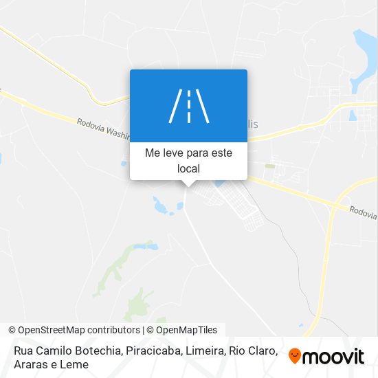 Rua Camilo Botechia mapa