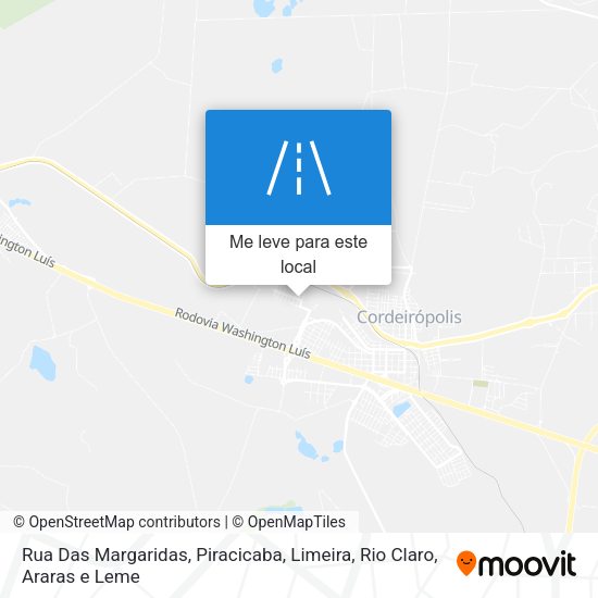 Rua Das Margaridas mapa