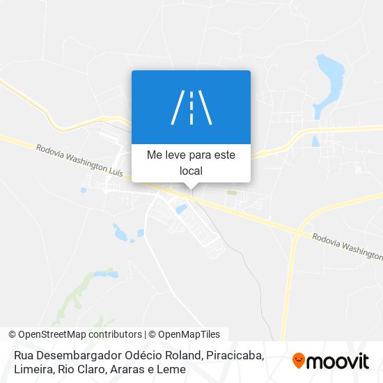 Rua Desembargador Odécio Roland mapa