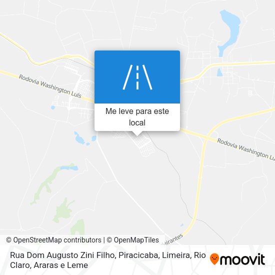 Rua Dom Augusto Zini Filho mapa