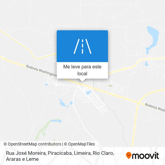 Rua José Moreira mapa