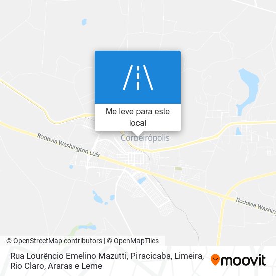 Rua Lourêncio Emelino Mazutti mapa