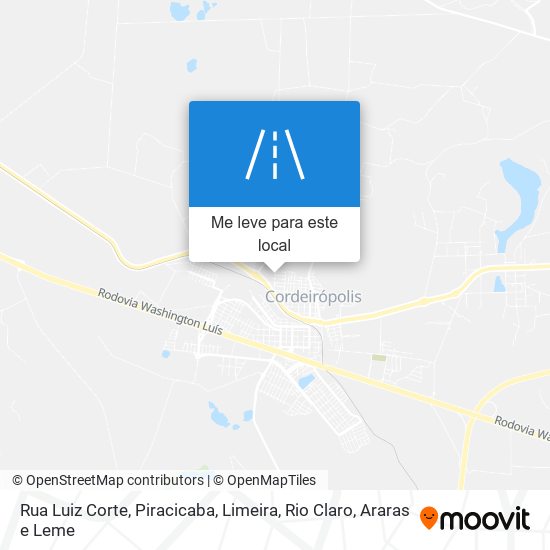 Rua Luiz Corte mapa