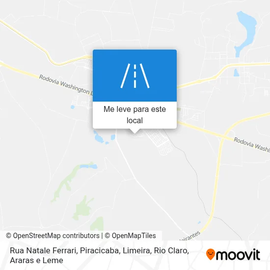 Rua Natale Ferrari mapa