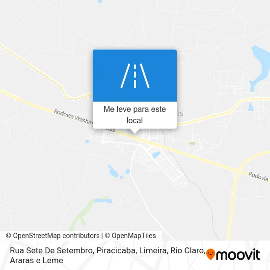 Rua Sete De Setembro mapa
