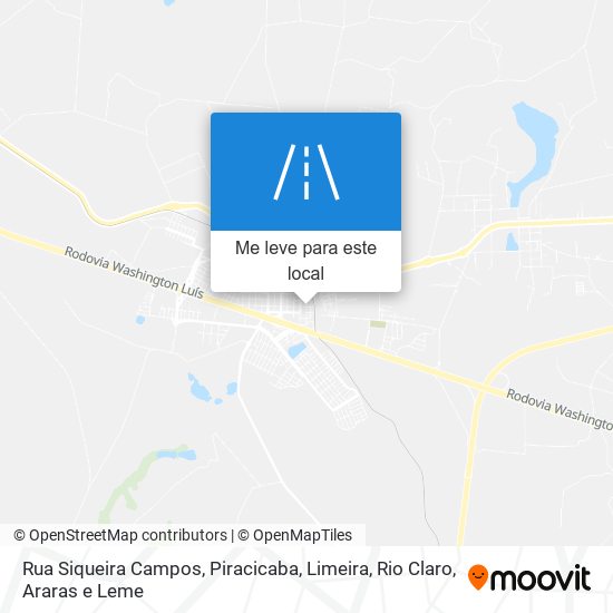 Rua Siqueira Campos mapa