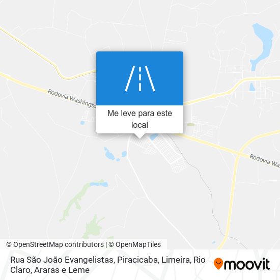 Rua São João Evangelistas mapa