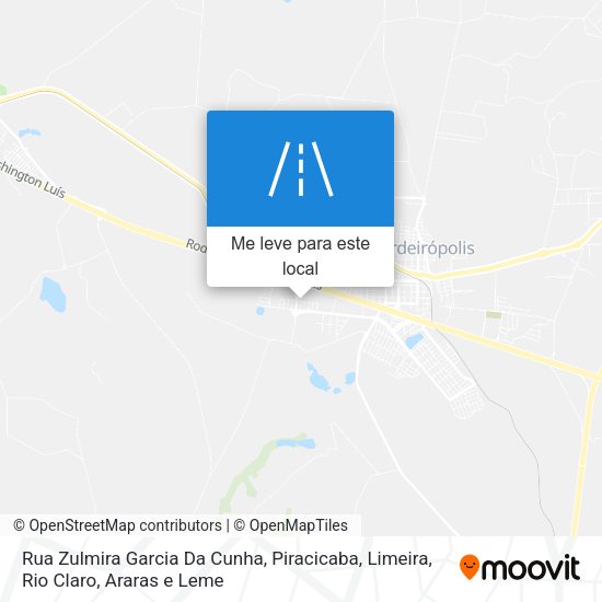 Rua Zulmira Garcia Da Cunha mapa