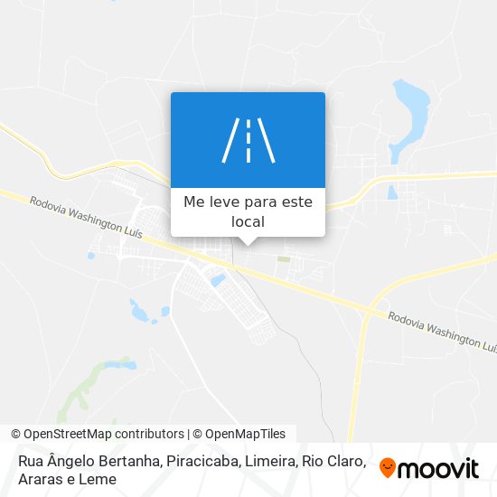 Rua Ângelo Bertanha mapa