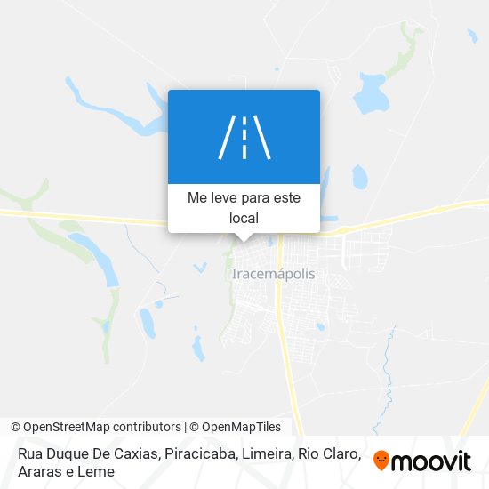 Rua Duque De Caxias mapa