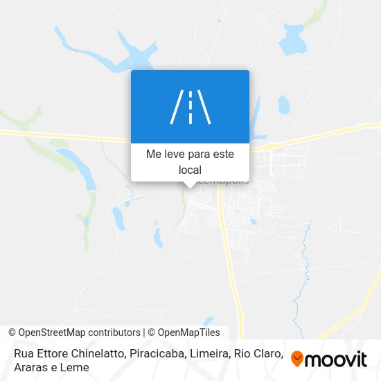 Rua Ettore Chinelatto mapa