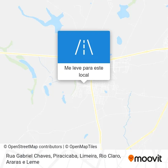Rua Gabriel Chaves mapa
