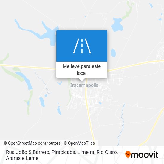 Rua João S Barreto mapa