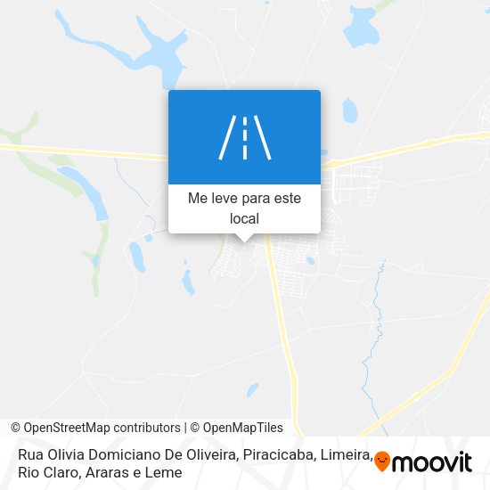 Rua Olivia Domiciano De Oliveira mapa