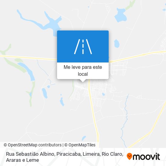 Rua Sebastião Albino mapa