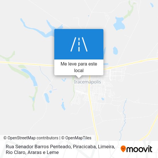 Rua Senador Barros Penteado mapa