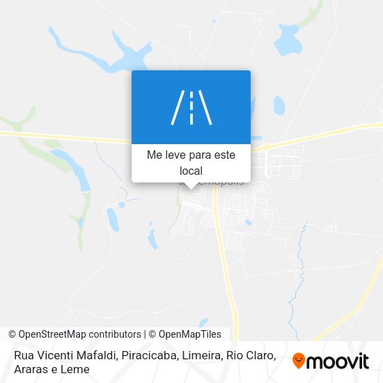 Rua Vicenti Mafaldi mapa