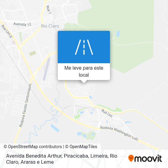 Avenida Benedita Arthur mapa