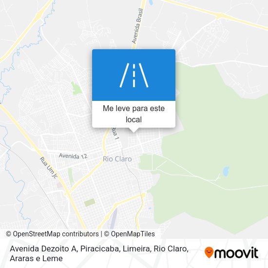 Avenida Dezoito A mapa