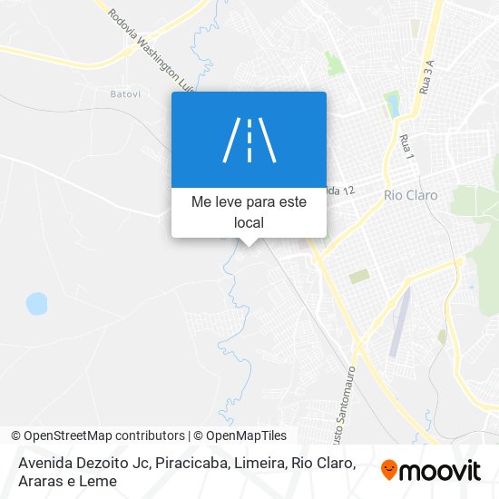 Avenida Dezoito Jc mapa