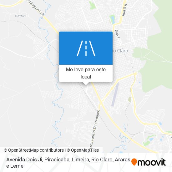 Avenida Dois Ji mapa