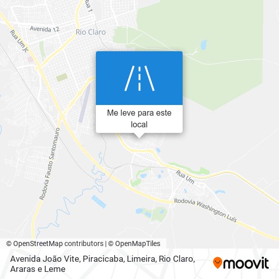 Avenida João Vite mapa