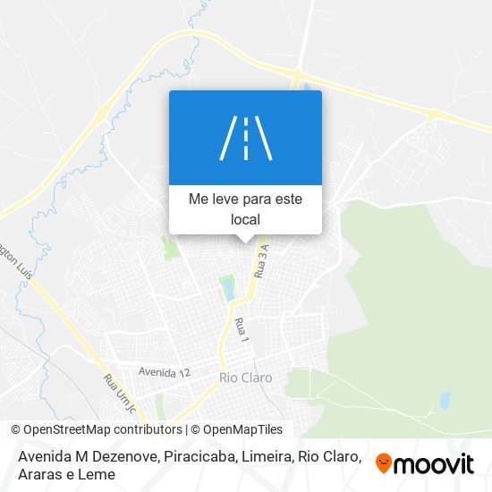 Avenida M Dezenove mapa