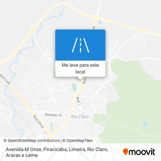 Avenida M Onze mapa