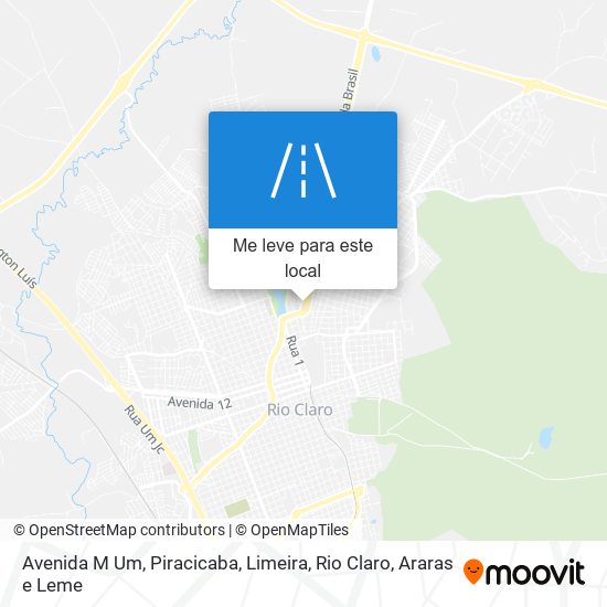 Avenida M Um mapa