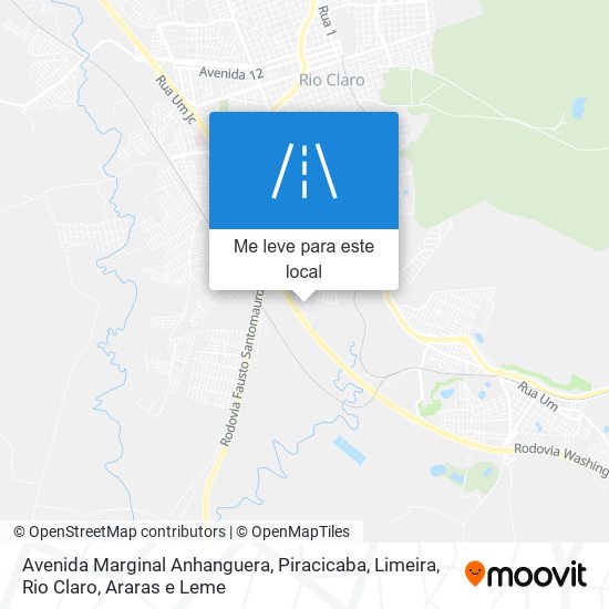 Avenida Marginal Anhanguera mapa