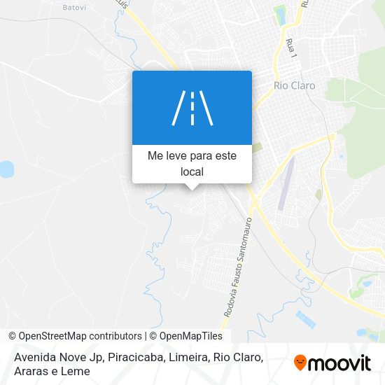 Avenida Nove Jp mapa