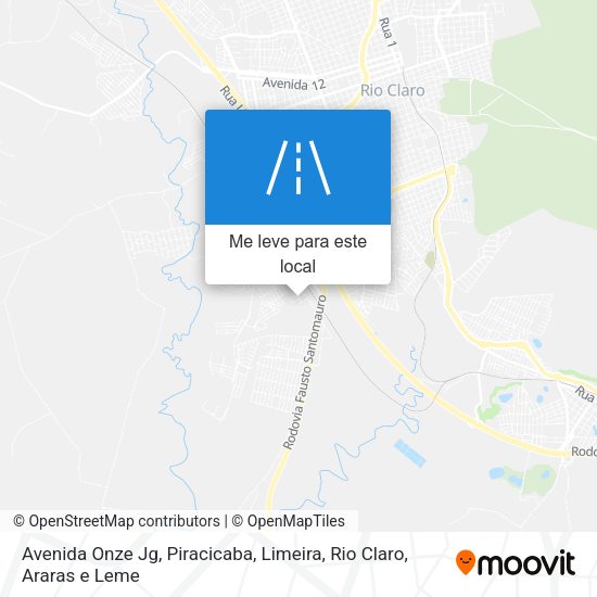 Avenida Onze Jg mapa