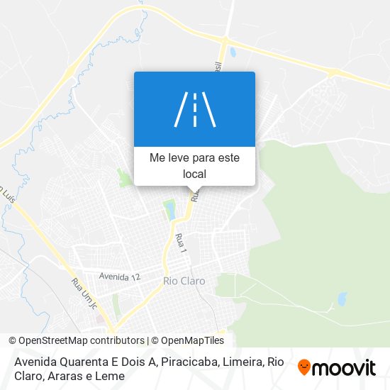 Avenida Quarenta E Dois A mapa