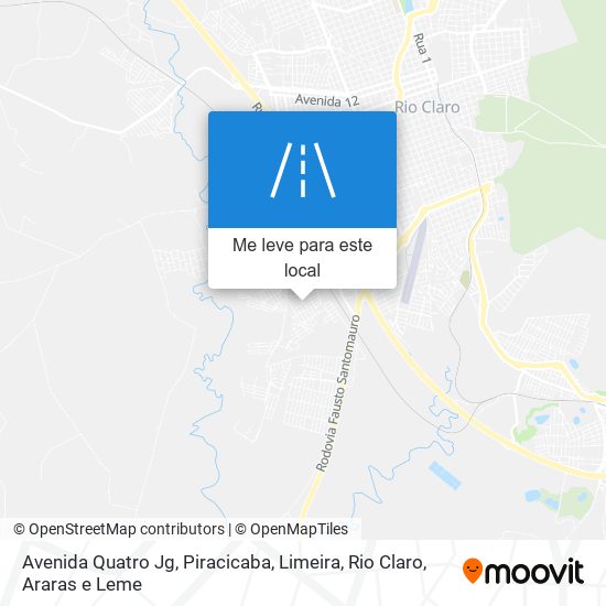 Avenida Quatro Jg mapa