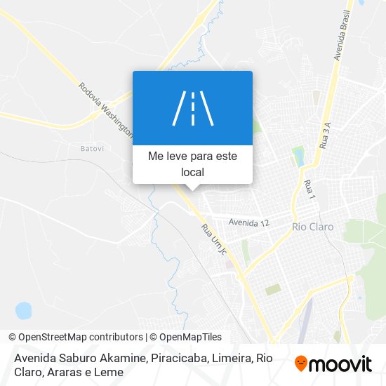 Avenida Saburo Akamine mapa