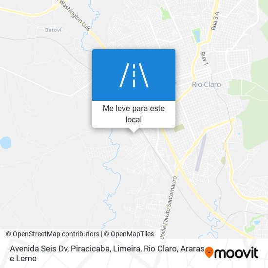 Avenida Seis Dv mapa