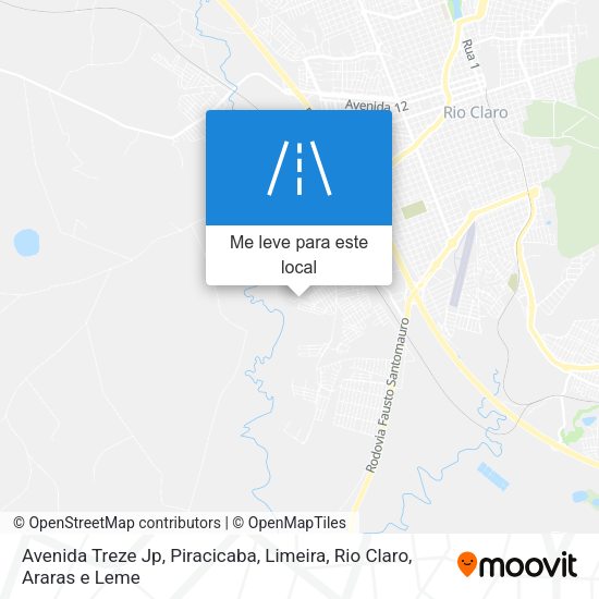 Avenida Treze Jp mapa
